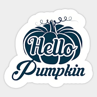 Hello Pumpkin Sticker